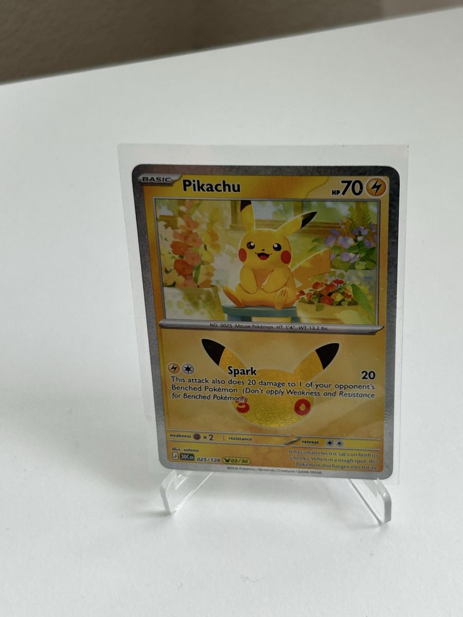 Pokémon Carte collezionabili: Pikachu 30th Celebration 03/30 – Nuovo (secondo la descrizione) da Aarau venduto da Gr07