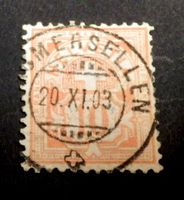 ZNr.61B, Vollstempel von Dagmersellen 20.XI.03 (sehr selten)