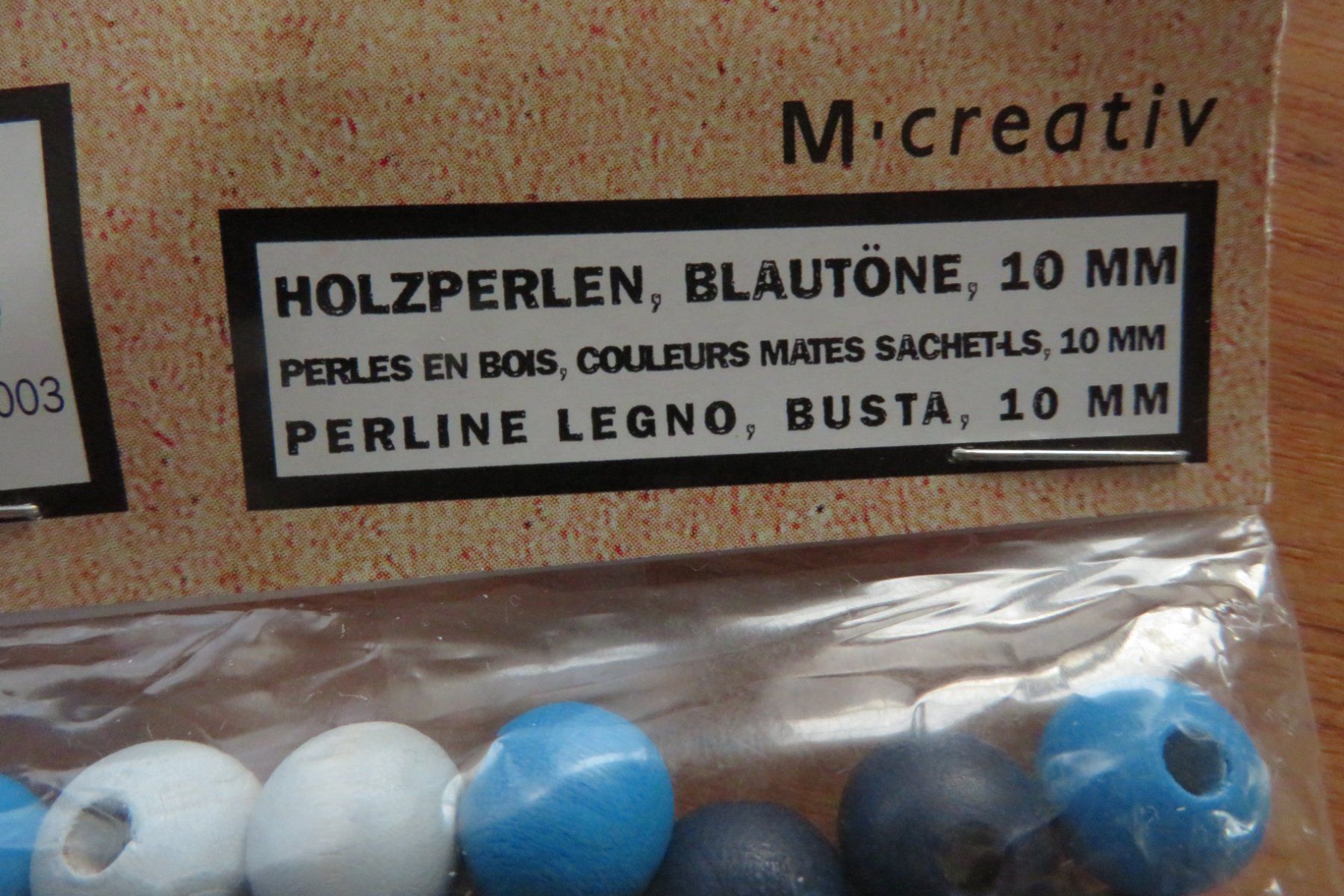 Kit bricolage: Holzperlen in div. Farben 10mm, total 210 Stk. – Nuovo (secondo la descrizione) da Wil ZH venduto da Tamagy 1