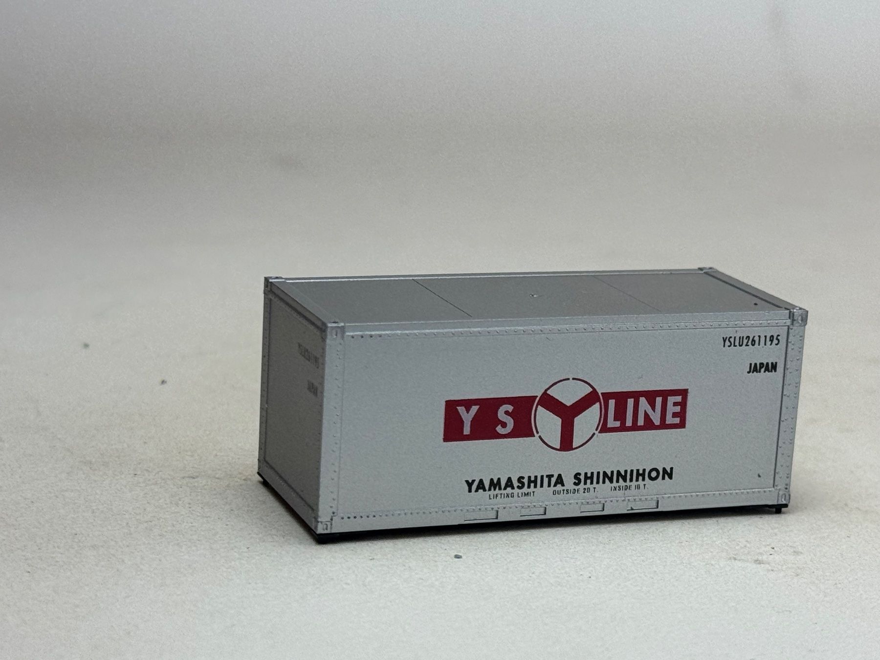 Modellini di ferrovie: EB- 20 Ft. Container YS Line – Usato da Elm venduto da Wikmtz