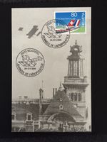 Carte postale Journées Aérophilatelie Neuchâtel 1986