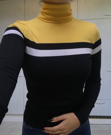 Dünner Rollkragenpullover