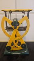 petite balance vintage jaune/vert, Déco Rétro!