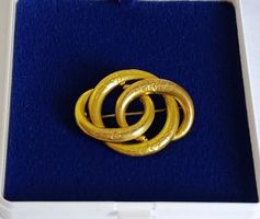 Sublime Broche Ancienne Ciselée – Style Art Déco/Victorien