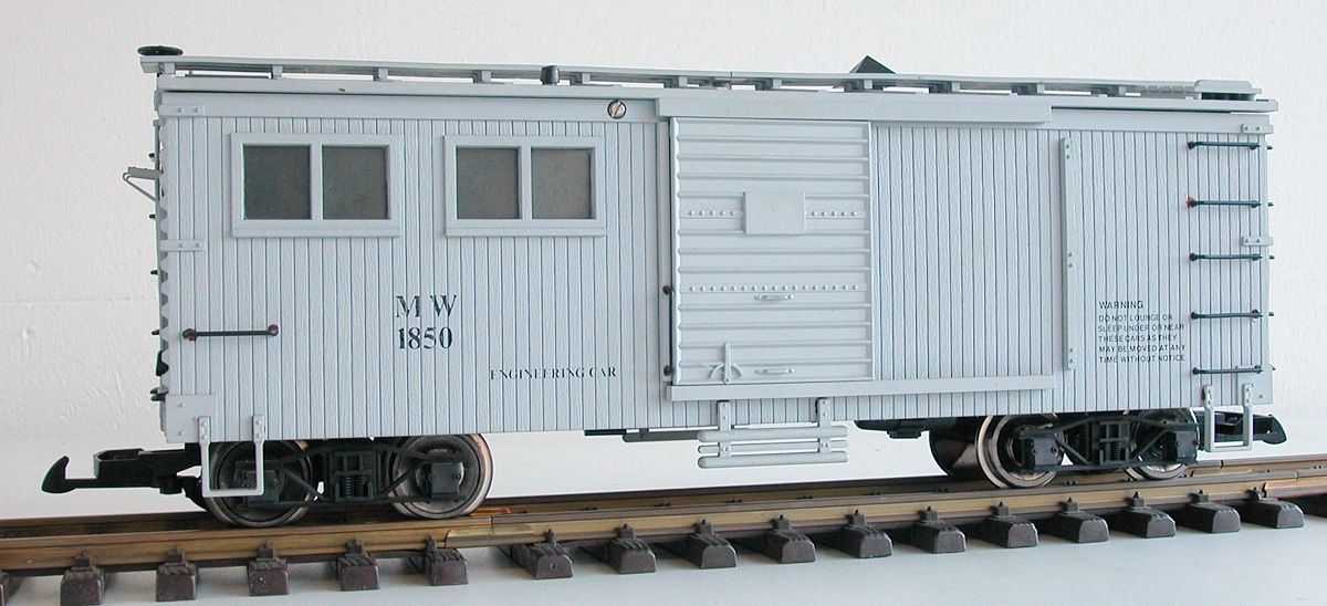LGB Modellini di ferrovie: USA Trains Engineering Car MW Spur G – Usato da Oberwil BL venduto da Klang
