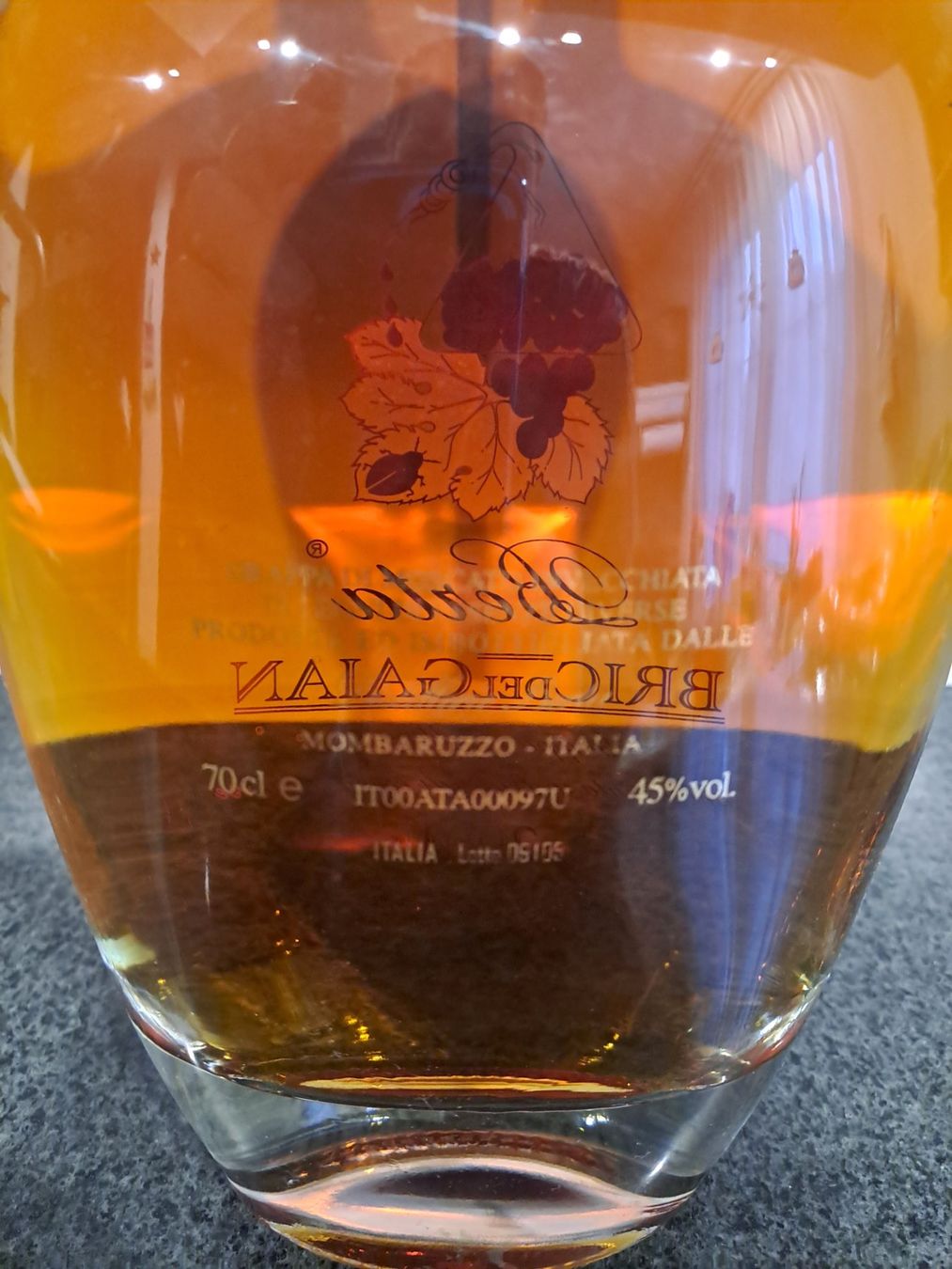 Berta Bevande alcoliche: Berta Grappa BRICDELGAIAN 2001 – Nuovo e nell'imballaggio originale da Elsau venduto da Kellerraeumung 4