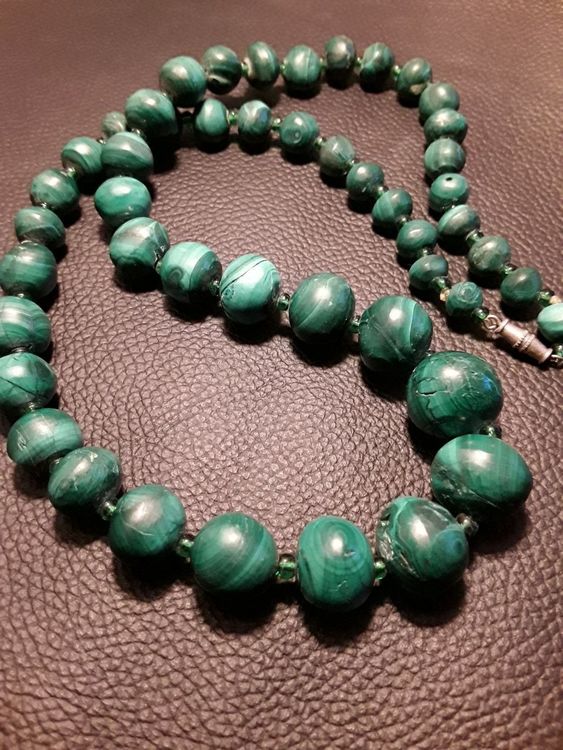 Malachit Kette | Kaufen auf Ricardo