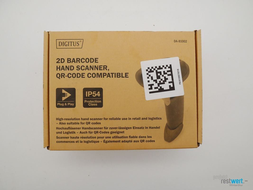 Scanner: DIGITUS QR-Code & 2D Barcode Handscanner, DA-81002 – Nuovo (secondo la descrizione) da Winterthur venduto da Restwert_Winterthur 2