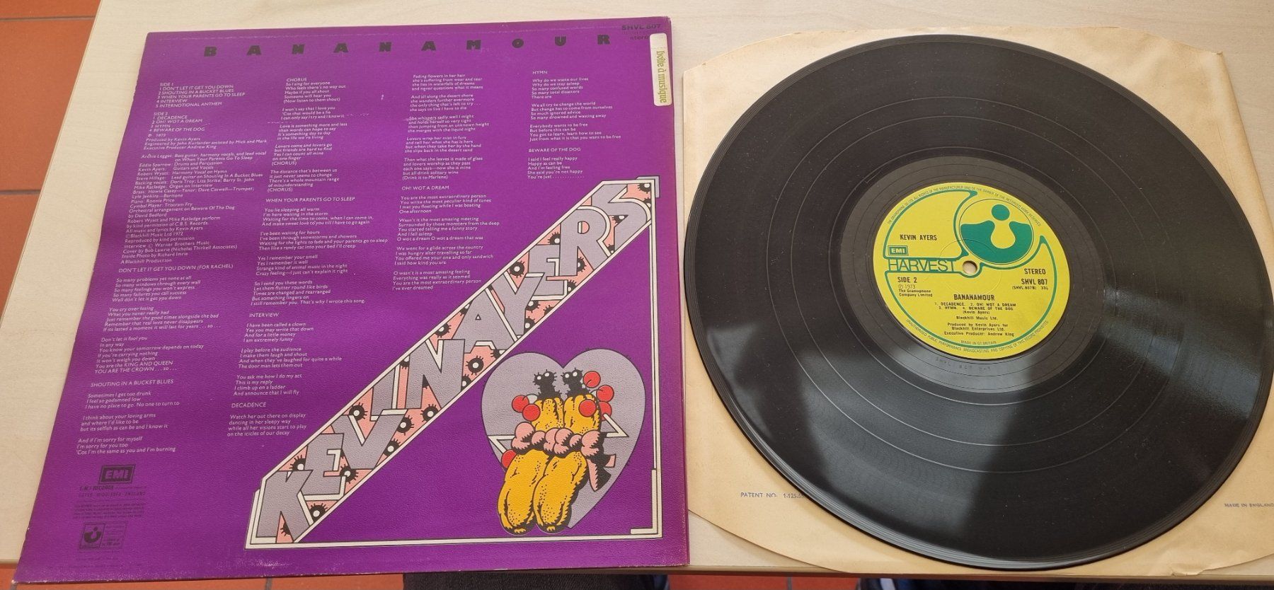 Dischi in vinile: Kevin Ayers - Bananamour LP, EMI – Usato da Wenslingen venduto da riger11 1