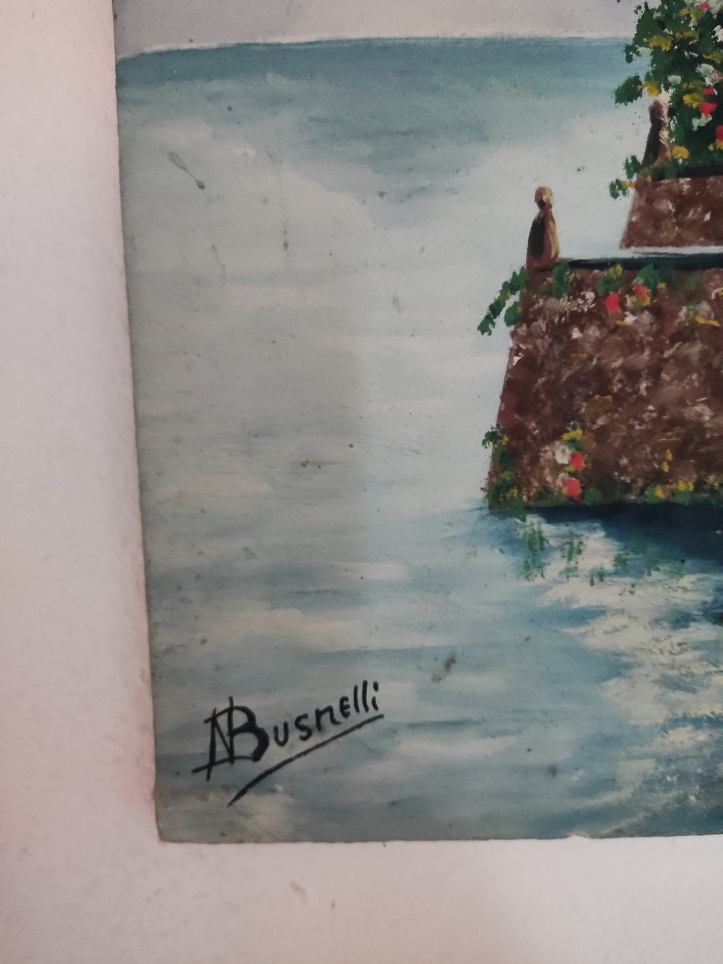 Dipinti: Gemälde von A.Busnelli, Motiv Gandria TI – Usato da Wald Zh venduto da Burlesko 1