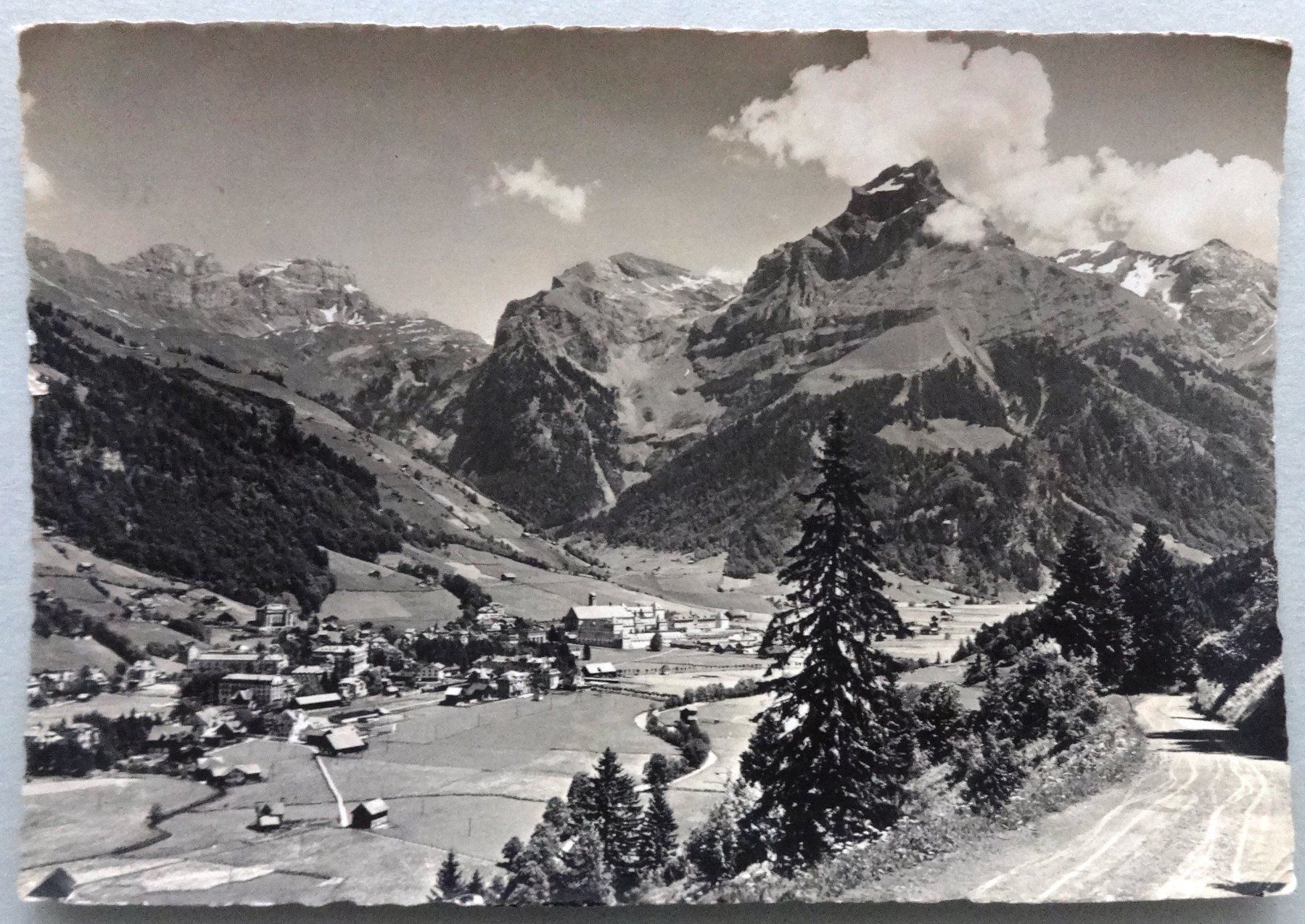 Ansichtskarten: Engelberg mit Hahnen – Defekt aus Fétigny von Billy2miny