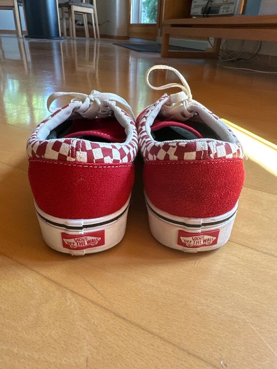 vans rot kariert
