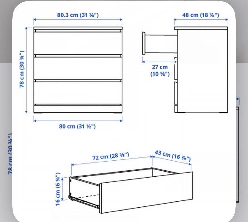 Ikea Cassettiere: Malm Kommode  – Usato da Dietikon venduto da Tdaf33 3