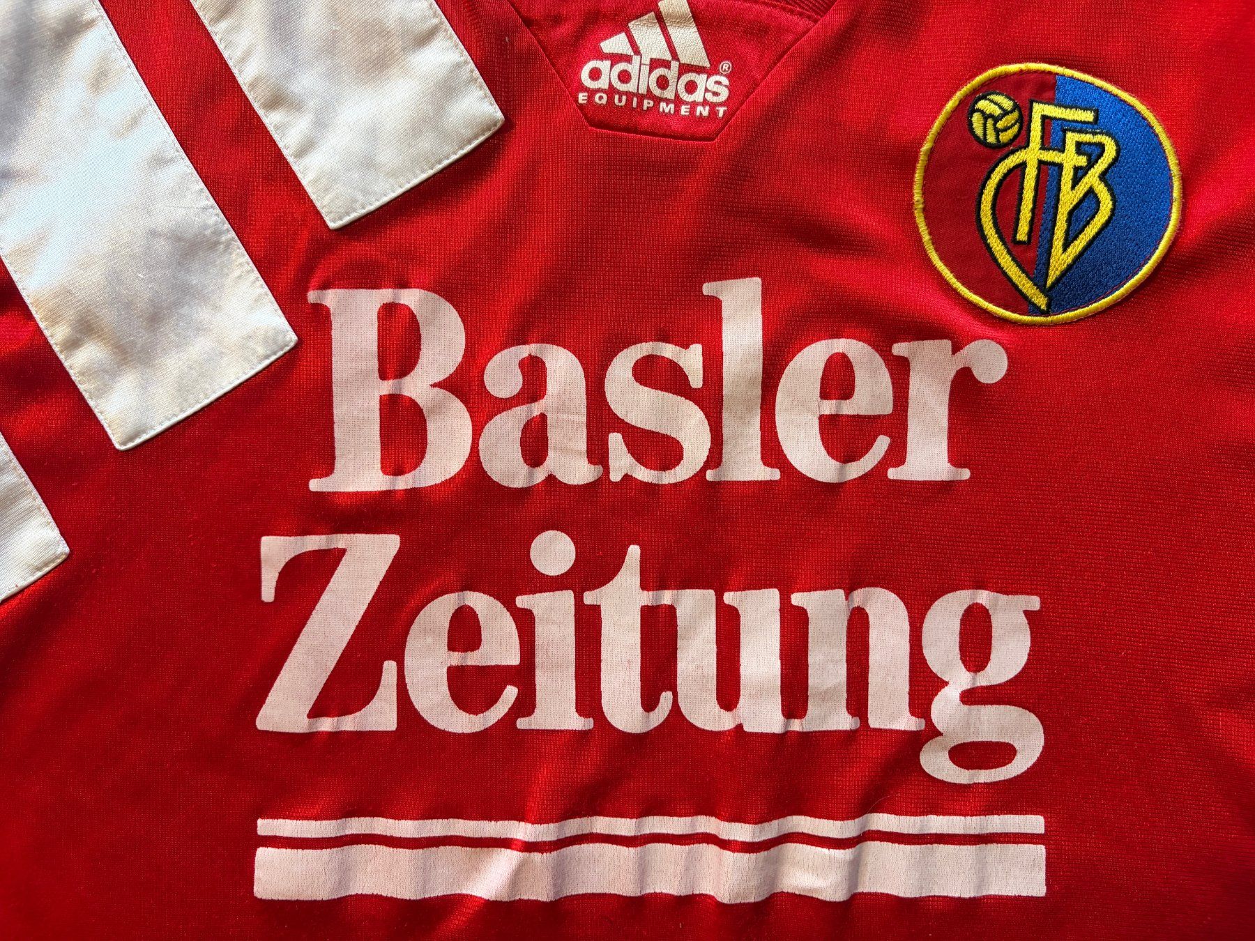 FC Basel Canottiere & Pantaloni: FC BASEL Trikot Saison 93-95 - S/M – Usato da Aarberg venduto da umearocks 3
