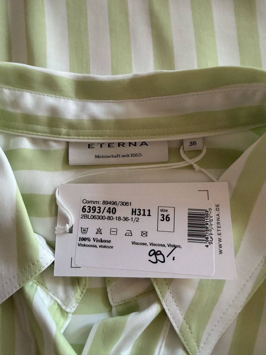 Eterna Blusen: Eterna Bluse, Grösse 36, neu mit Etikette – Neu und originalverpackt aus Oberhasli von anzis 4