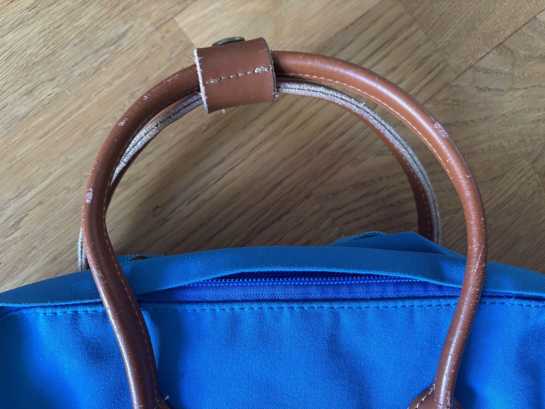 Fjällräven Sacs à dos: Fjällräven Kanken Rucksack blau - Ledergriffe – D'occasion à Bern par kla_5x6s 2