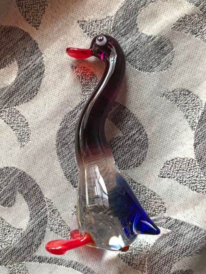 Statuette: Gans Glasvogel Lauscha Setzkasten – Nuovo (secondo la descrizione) da Alpnach Dorf venduto da marvo