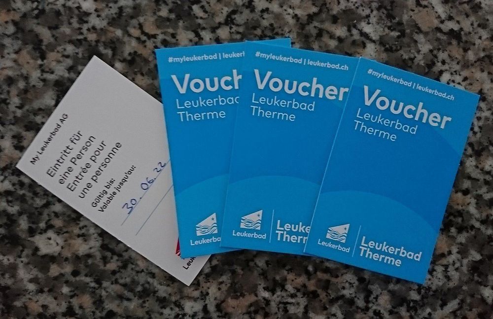 4 Eintritte Therme Leukerbad (Neu und originalverpackt) in Würenlingen ...
