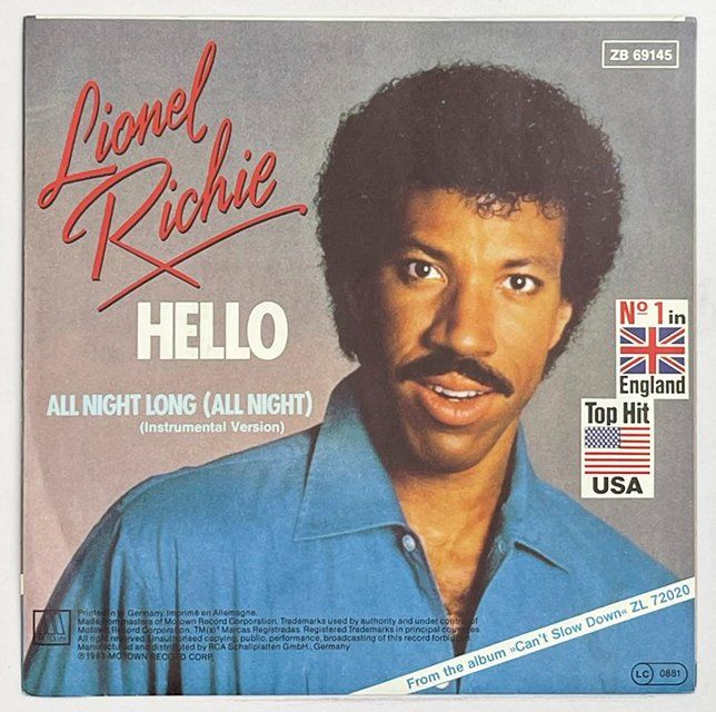 Dischi in vinile: Single: LIONEL RITCHIE - Hello (Ballad) – Usato da Frenkendorf venduto da Yard-Sale-2000 1
