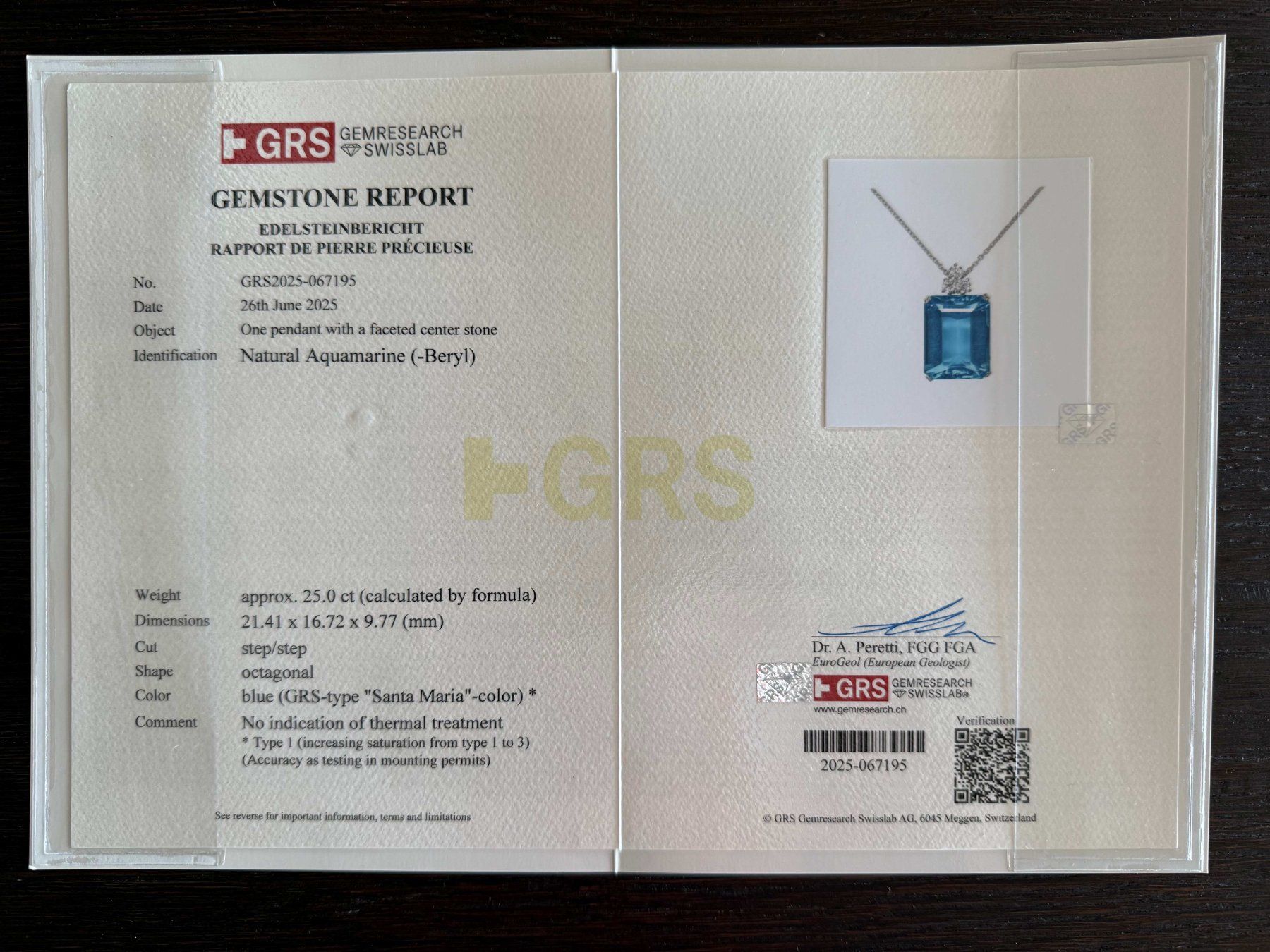 Catenine: Halskette mit Aquamarin und Diamanten – Usato da Affoltern am Albis venduto da nce_vx5f 7
