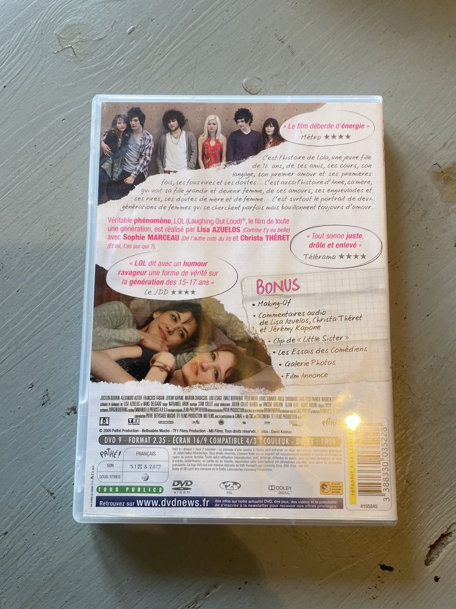 Tous les DVDs: DVD lol  – D'occasion à moudon par faucheur2 1