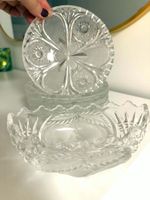 5 Dessert Teller & Snack Schale BOHEMIAN Crystal