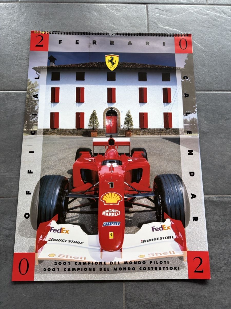 Ferrari Calendari: Original Ferrari Kalender 2002 – Usato da Wolfwil venduto da Rolex1
