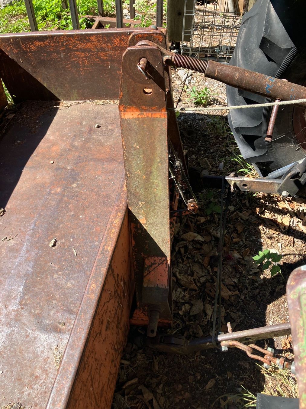 Tutte le macchine: Heckschaufel/Kippschaufel für kleinen Traktor oder Metrac – Usato da Berschis venduto da Malunix 2