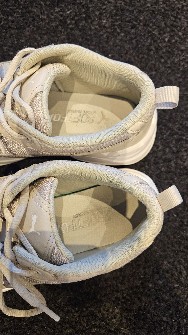 Puma Damenschuhe: Cremefarbene Sneaker Puma Gr.39 – Gebraucht aus Hettlingen von Leaena279 3