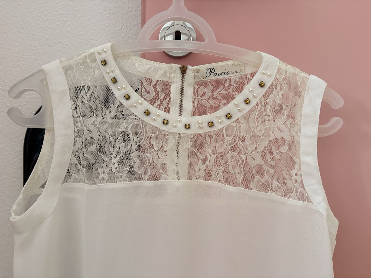 Kleider: Smanicato bianco con pizzo – Gebraucht aus S. Antonino von FedeKikka88 2