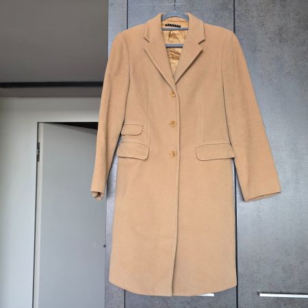 🐸 SISLEY WOLLMANTEL 40 WINTERMANTEL CHAMAUX TOP ZUSTAND