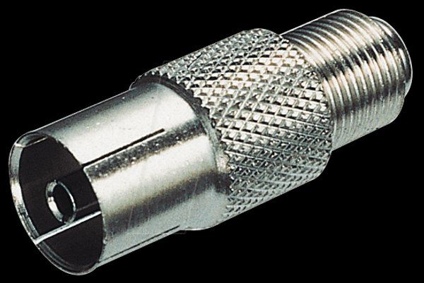 Unità & Adattatore: 2x Adapterstecker F-Buchse auf Koax-Buchse – Nuovo (secondo la descrizione) da Luzern venduto da Dealgood