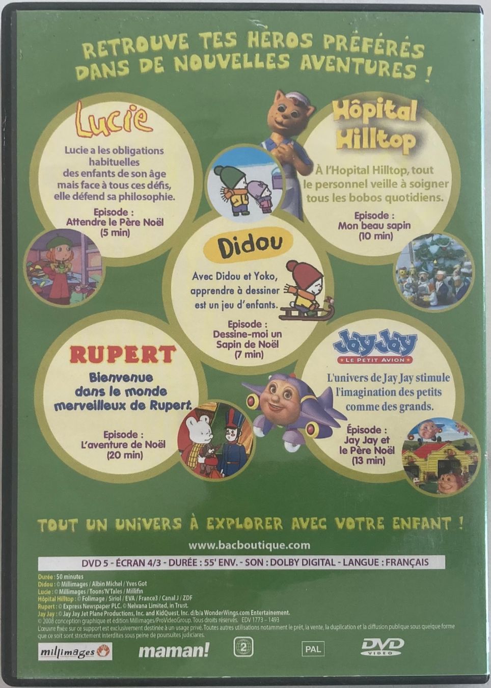 Tutti i DVDs: DIDOU (LA COMPIL' DES TOUT-PETITS) – Usato da Poliez-Pittet venduto da Newtown-Records 1