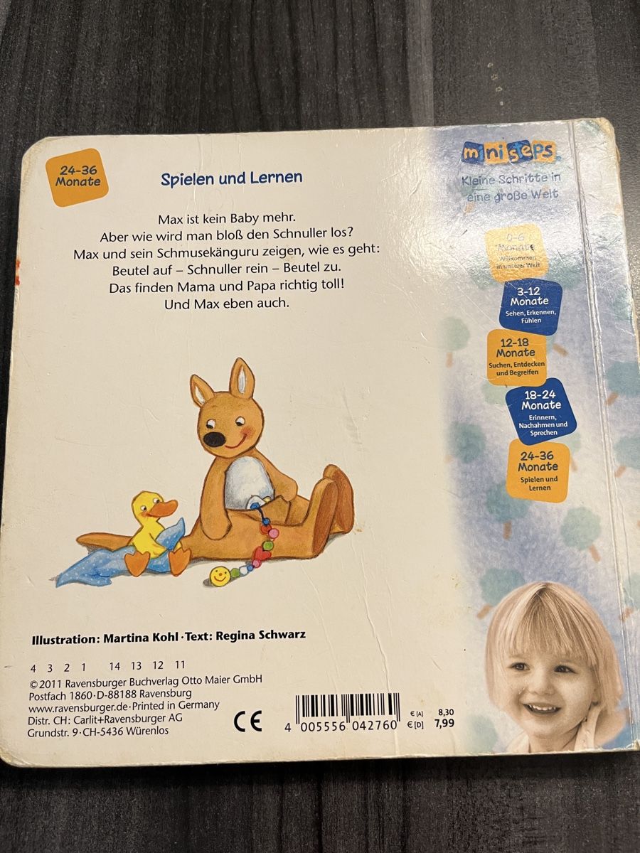 Livres: Ravensburger Buch mini steps Schnullerlos gebraucht – D'occasion à Unterkulm par Swissbmwdriver 1
