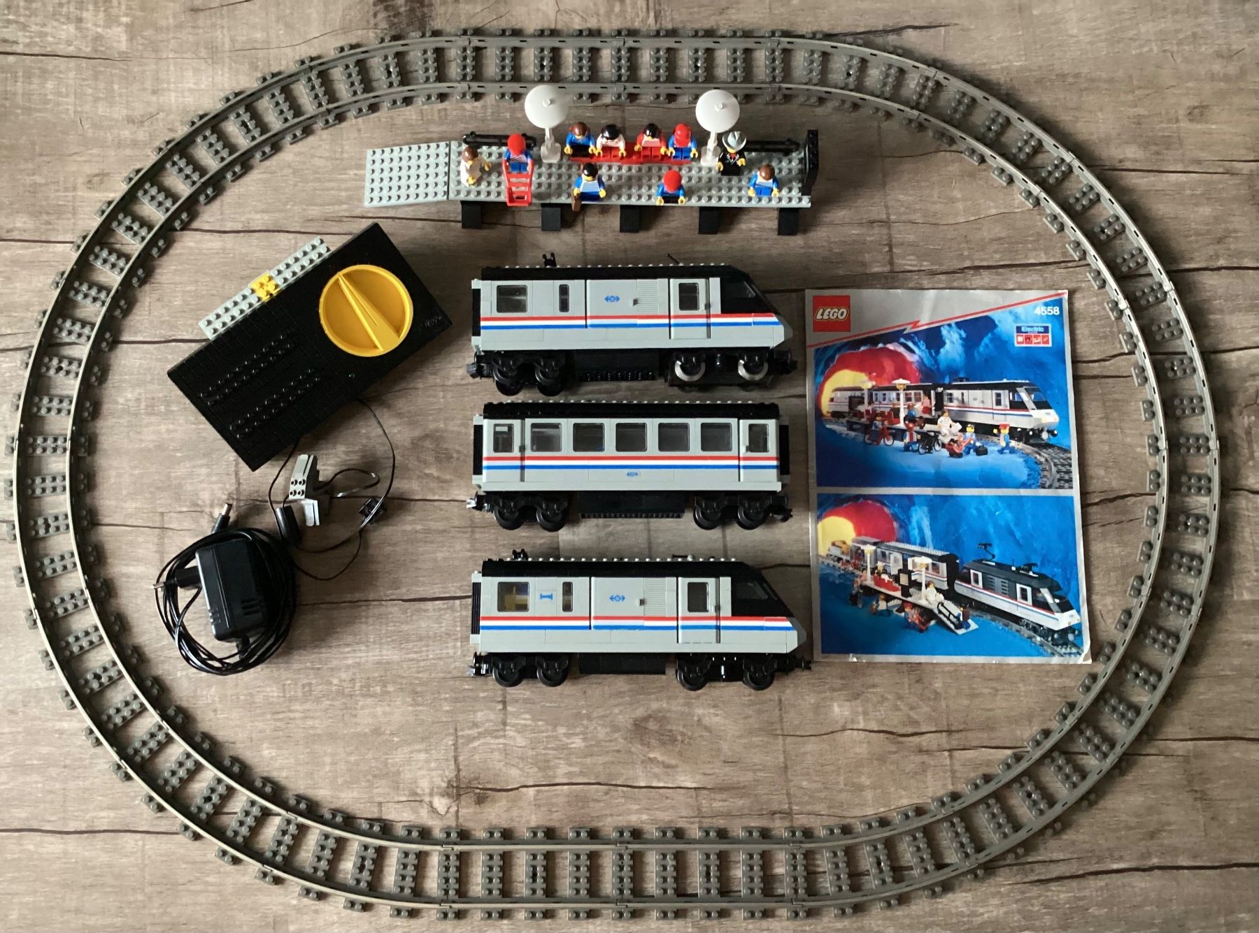 Lego 4558 9v Metroliner Bauanleitung Gleise Trafo Bahnhof (Gebraucht ...
