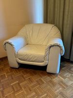 Fauteuil blanc en cuir
