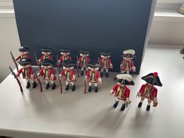 Playmobil 12x Englische Garde Soldaten Rotröcke