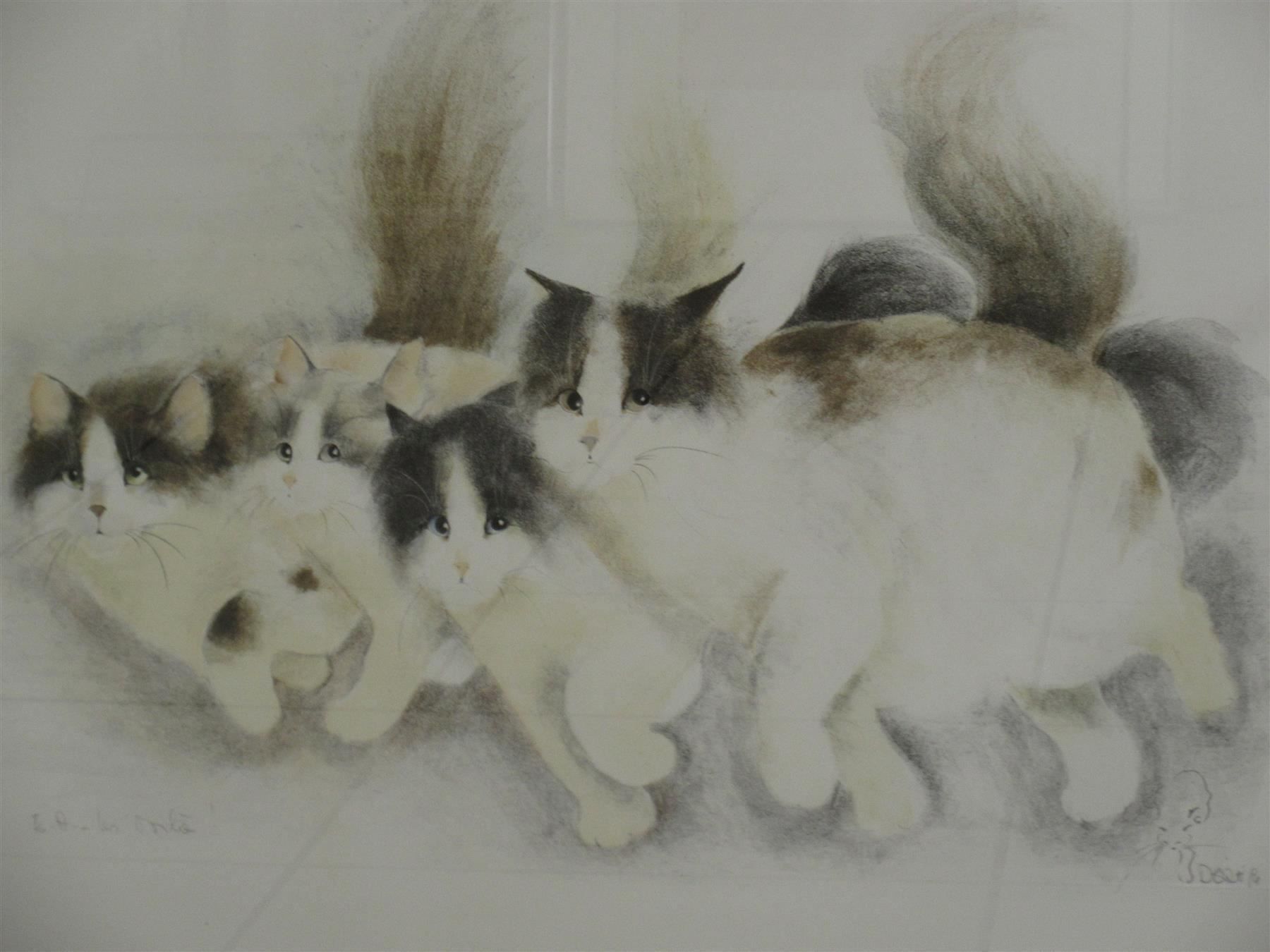 Grafiken & Lithographien: Dede Moser Orig.-Lithographie LES VOILA – Neu (gemäss Beschreibung) aus Weinfelden von Kunst2010 1