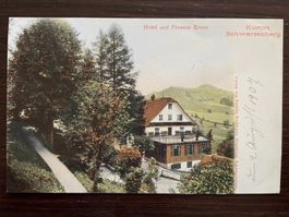 SCHWARZENBERG LU Hotel und Pension Kreuz, 1907