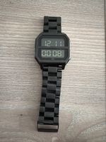 Adidas Unisexuhr Z16-632-00 schwarz inkl. Metalarmband TOP !