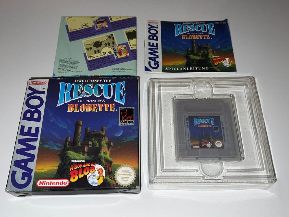 Jeu Game Boy Rescue Of Princess Blobette – Cartouche Seule – Nintendo