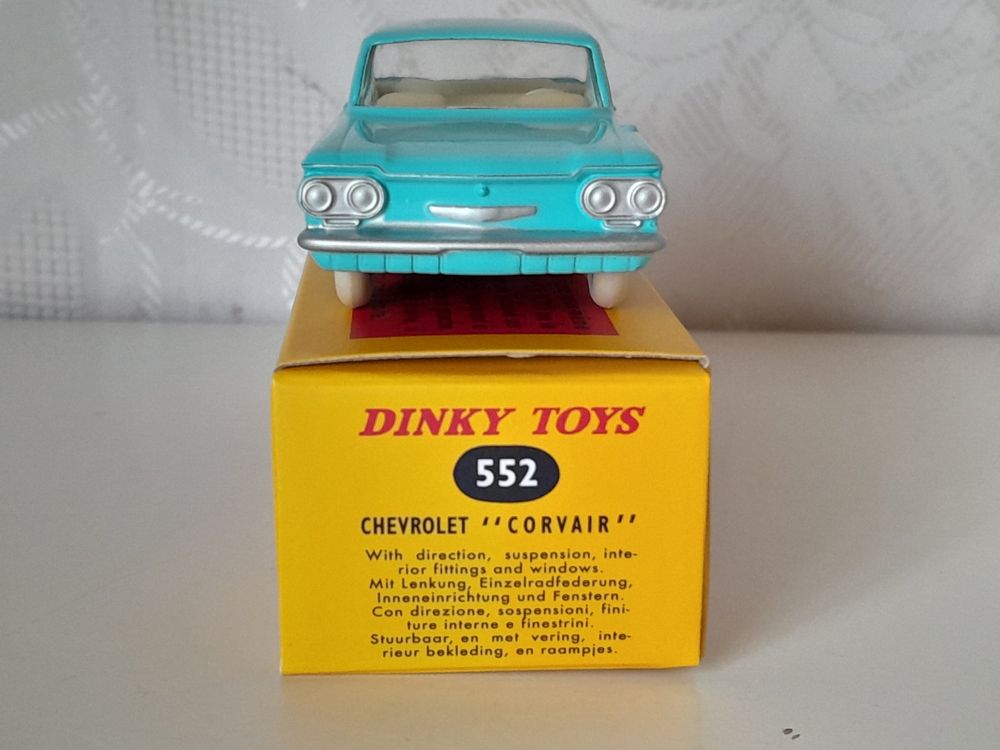 Dinky toys 552 Chevrolet Corvair en Boite Edition Atlas