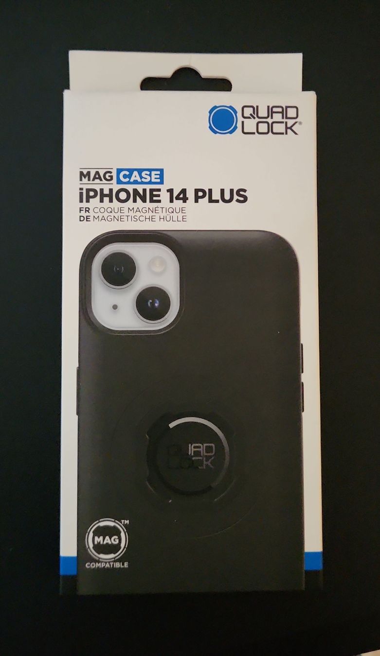Quad Lock Cover & Protezioni schermo: Quad Lock Mag Case iPhone 14 Plus Black as good as new – Nuovo (secondo la descrizione) da La Neuveville venduto da Gary.T