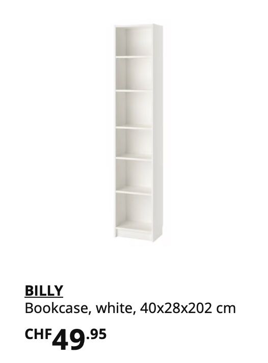 Ikea Scaffali: 5 Klassische Billy-Bücherregale, gebraucht – Usato da Zürich venduto da Zuerich8006 2