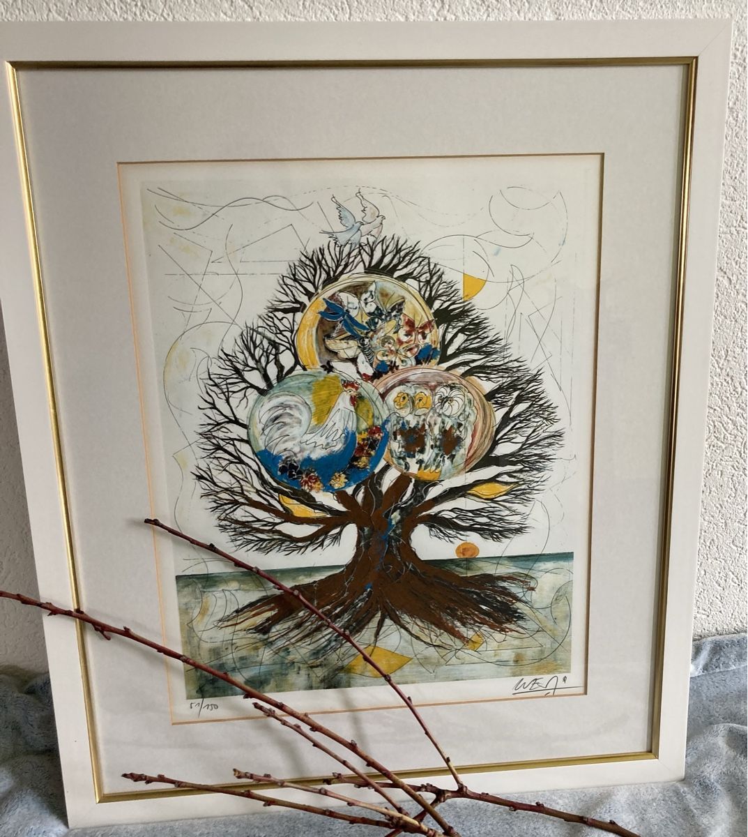 Grafica & Litografie: Alban Welti, Lithographie – Usato da Mühlau venduto da hofstattuhu 1