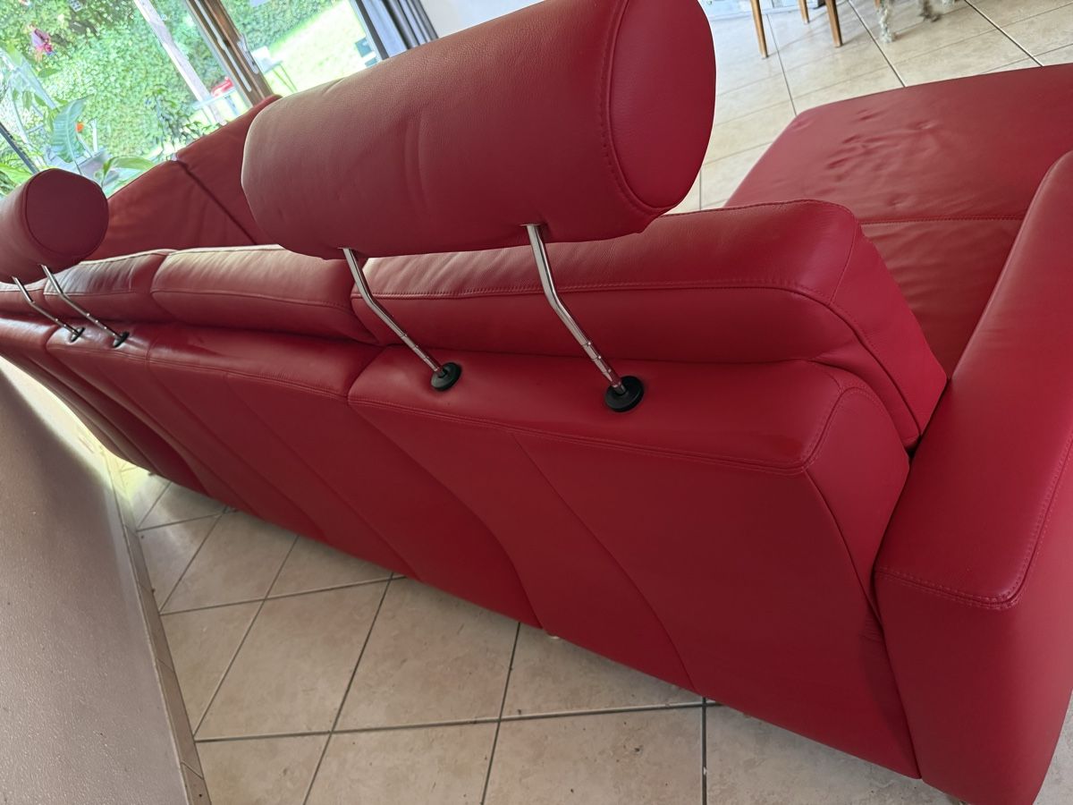Divani: Sofa Leder Rot – Usato da Wynigen venduto da KaZu79 2