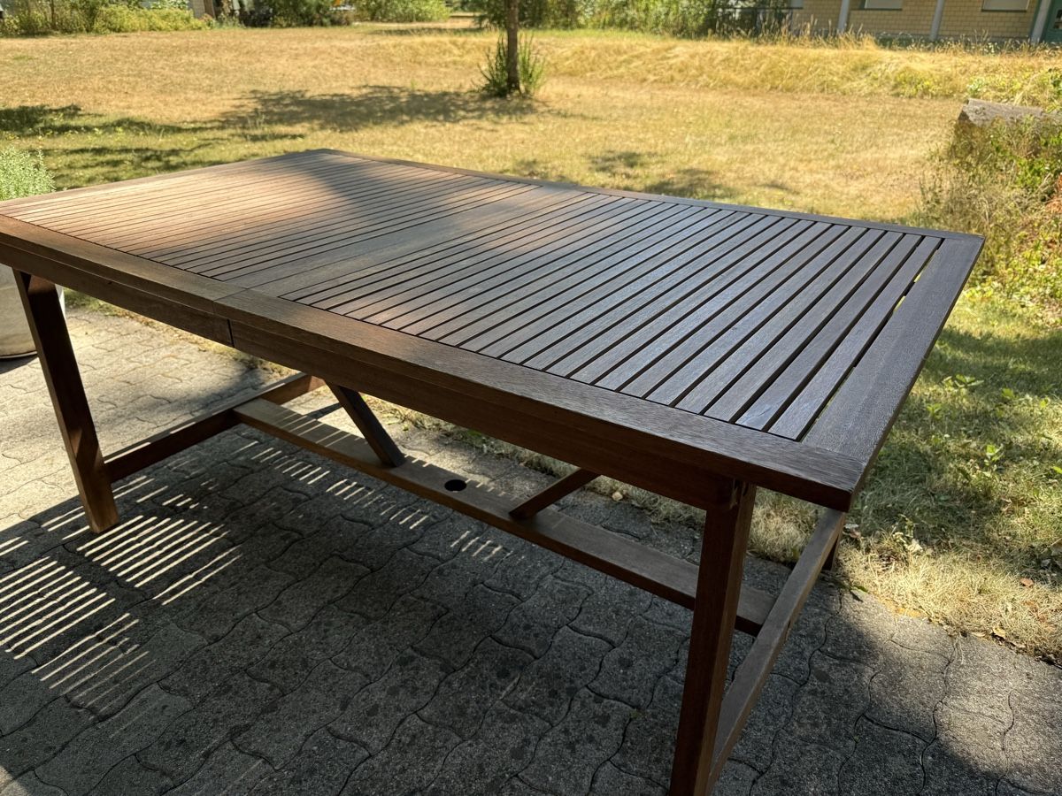 Tavoli: Gartentisch Teak Holz Ausziehbar – Usato da Bern venduto da Delamer 5