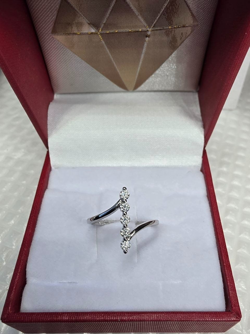 Anelli: Bague argent avec diamants de moissanite certifiés GRA – Nuovo e nell'imballaggio originale da Reconvilier venduto da Tsma67 7