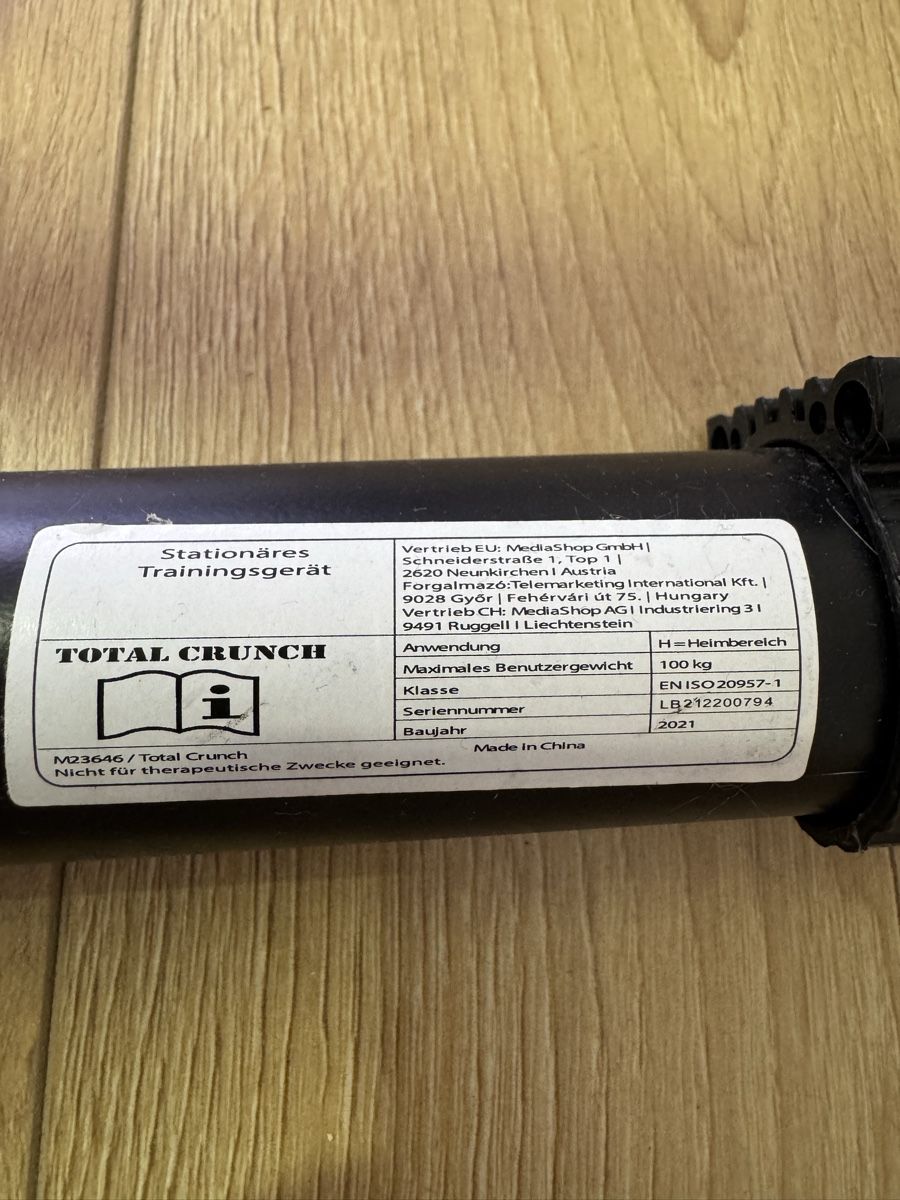 Hometrainer: Total Crunch Training Device Black good condition – Usato da Buttisholz venduto da dio_fpb2 8