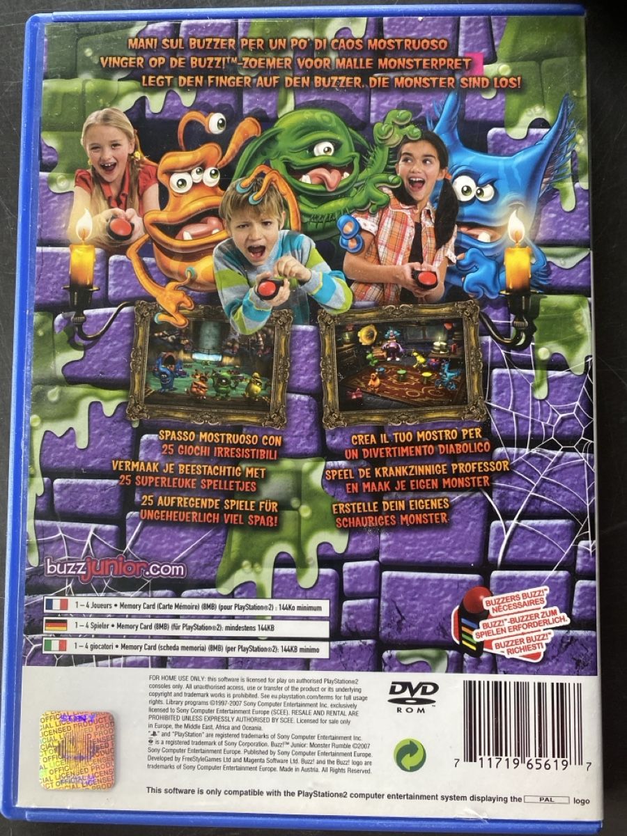 Sony Giochi: 3 PS 2 Buzz Junior (3+) Spiele inkl. 4 Buzzer – Usato da Solothurn venduto da Bebbimich0 6